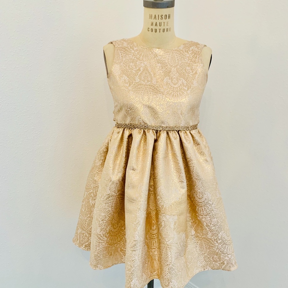 Sweet Kids Girls’ Imperial Brocade Girl’s Holiday Dress